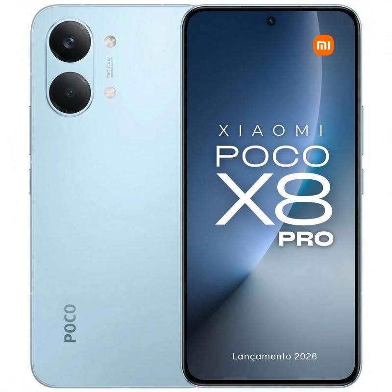 Celular Poco X8 Pro 256GB Smartphone Android Tela Amplo